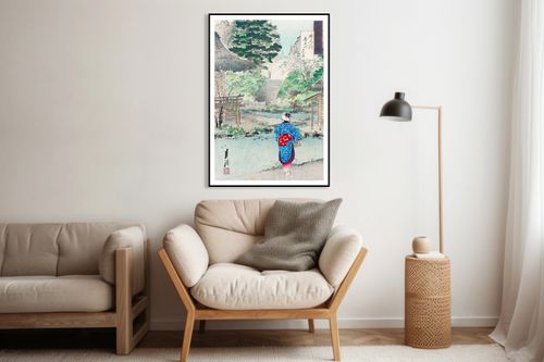 Plakat 60x80cm True View of Benten, Gekko Japoński Vintage na Arena.pl