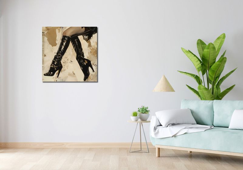 Obraz 70x70cm Krocząc Przez Miasto zdjęcie 2