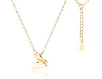 Pozłacany srebrny naszyjnik gwiazd celebrytka motyl motylek butterfly srebro 925 Z1803NG