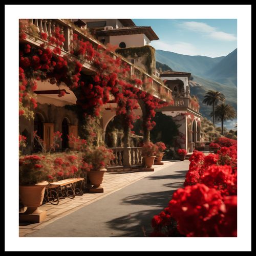 Plakat 70x70cm Czerwona Idylla na Arena.pl