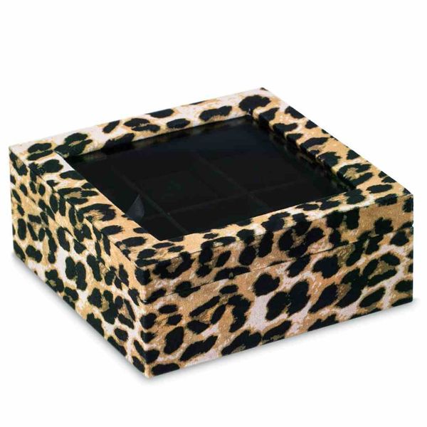 JEWELRYBOX/AH/GLASEN/LEOPARD/18X7 zdjęcie 2
