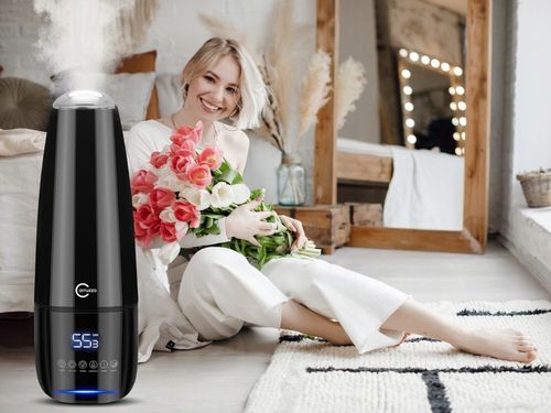 Nawilżacz powietrza DUŻY AUTOMATYCZNY 8w1 +AROMATERAPIA OLEJKI FILTR na Arena.pl