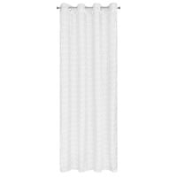Firana Ellissa 140X250 cm biała siatka na przelotkach