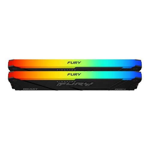 Pamięć DDR4 Kingston Fury Beast RGB 32GB (2x16GB) 3600MHz CL18 1,35V czarna na Arena.pl