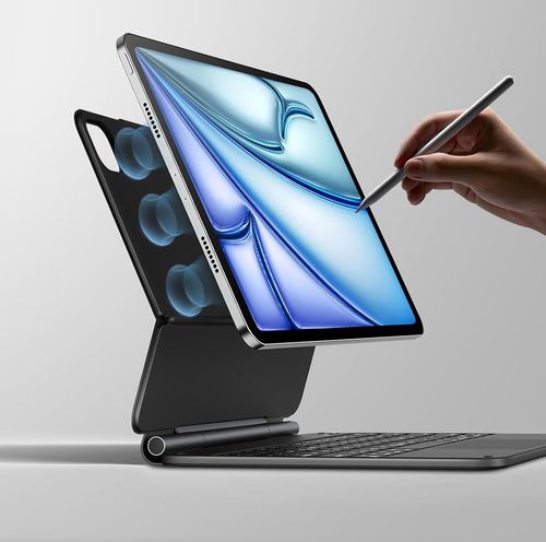 Czarne etui ESR 6B012A do iPada Air 11" (M2, 2024) z klawiaturą na Arena.pl