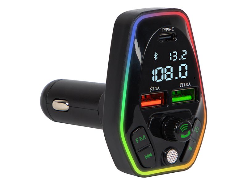 Transmiter FM Bluetooth T-05 RGB zdjęcie 1