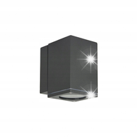 KINKIET LAMPA ŚCIENNA ELEWACYJNA SU-MA ADELA MIDI M1459 DG ANTRACYT