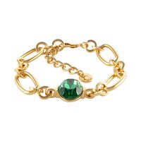 bransoletka ze średnim, owalnym kryształkiem primero (b24/jes/96au)