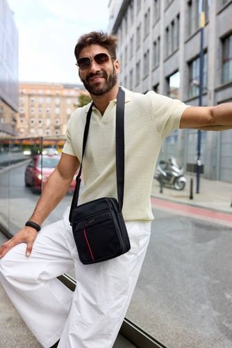 miejska torba męska z poliestru - peterson na Arena.pl