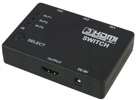 Switch 3x1 HDMI Rozdzielacz HDMI 3w1 zdjęcie 1