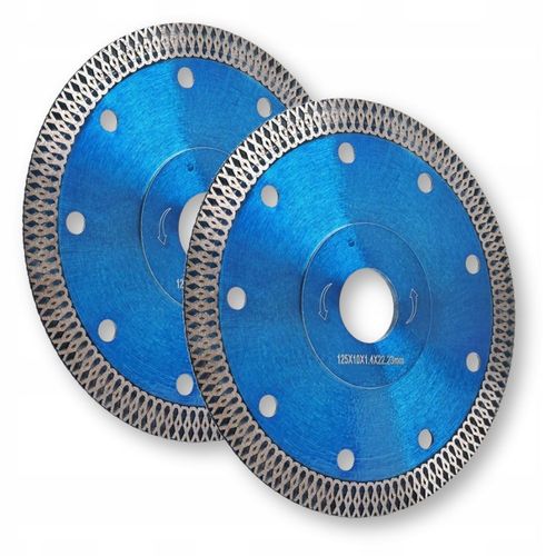 TARCZE DIAMENTOWE CIĘCIE GRESU PŁYTEK SPIEKU CERAMIKI 2 szt 125MM na Arena.pl