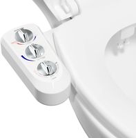 Nakładka bidetowa na sedes Hibbent z dwoma dyszami z gorącą i zimną wodą