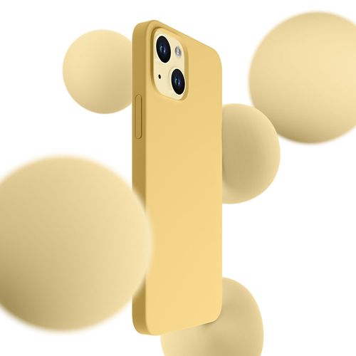 apple iphone 15 plus - 3mk hardy silicone magcase yellow na Arena.pl
