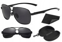 ALUMINIOWE MĘSKIE OKULARY POLARYZACYJNE PREMIUM