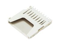 Gniazdo karty SD montażowe na płytkę białe