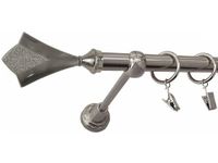 Karnisz ozdobny (WZ3, 200 cm, kolor stalowy)