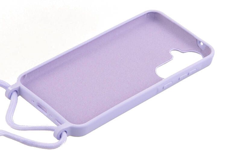 Etui ze sznurkiem RCK do Samsung Galaxy A35 5G fioletowy zdjęcie 4