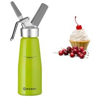 SYFON DEKORATOR DOZOWNIK DO BITEJ ŚMIETANY 0,5L ZIELONY HENDI 975879
