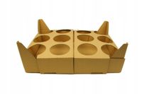 karton 39x30x7,5 cm tacka na jogurty 50 szt. eko