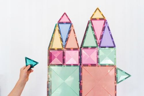 klocki magnetyczne Pastel Starter Pack 64 el. Connetix zestaw startowy na Arena.pl