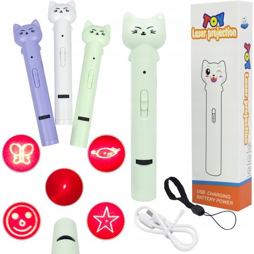 PROJEKTOR LASEROWY WSKAŹNIK LASEROWY LATARKA 3W1 na Arena.pl