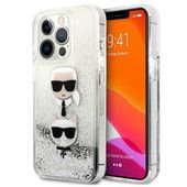 Karl Lagerfeld KLHCP13XKICGLS iPhone 13 Pro Max 6,7" srebrny/silver hardcas