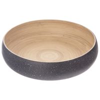 Miska Bambusowa Drewniana Koszyk na Owoce Warzywa Kuchenna Dekoracyjna 30cm