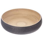 Miska Bambusowa Drewniana Koszyk na Owoce Warzywa Kuchenna Dekoracyjna 30cm