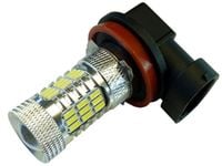 żarówka LED H11 H8 45 SMD z soczewką mocna dzienne DRL 12v 24v