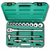 HONITON Zestaw kluczy nasadowych 3/4” 14 elem 6-kt