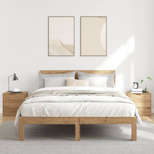 Szafki nocne, 2 szt., dąb artisian, 40x30x40 cm na Arena.pl