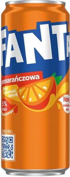 FANTA Orange 330ml Wysoka zdjęcie 1