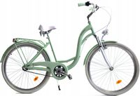 Rower Dallas City Alu 28" 3spd - miętowy z białym