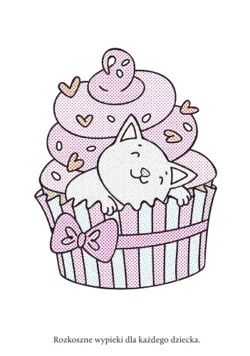 Wyczaruj Pyszne Babeczki. Malowanki Wodne na Arena.pl