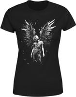 GOTH GOTHIC KOSZULKA DAMSKA GRUNGE HARAJUKU ANIOŁ BLUZKA TSHIRT DAMSKI