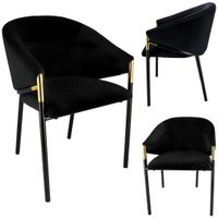 Krzesło amber czarne