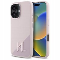 ETUI KARL LAGERFELD KLHMP16SSCMKMPCP DO IPHONE 16 RÓŻOWE SILIKONOWE MAGSAFE