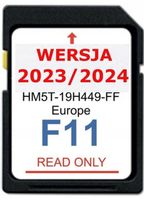 NAJNOWSZA Mapa do nawigacji Europa FORD SYNC2 F11karta pamięci SD 2023/2024