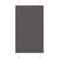 Roleta plisowana czarna 80x100 cm Szerokość tkaniny 79,4 cm