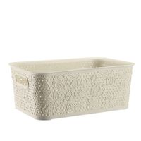 KOSZ KOSZYK POJEMNIK ORGANIZER FANCY 5 L KREM