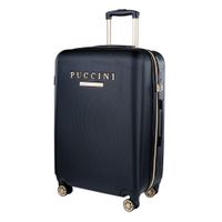 Średnia walizka PUCCINI LOS ANGELES ABS017B 1 Czarna