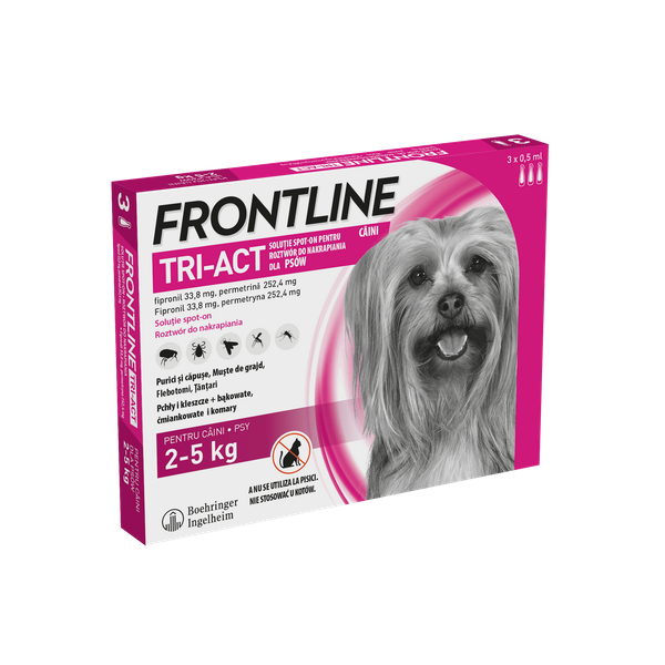 FRONTLINE Tri-Act Dla Psów 3x0,5ml zdjęcie 1