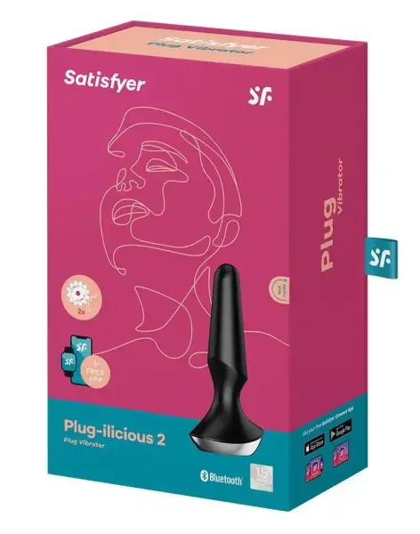 Plug - Vibrator ilicious 2 Black zdjęcie 5