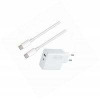 Szybka ładowarka 45W z kablem 1m 2 wejścia do Xiaomi Redmi Note 9 Pro 5G