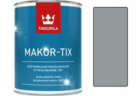 TIKKURILA MAKOR-TIX EMALIA DACH SZARY METALIC. 10L