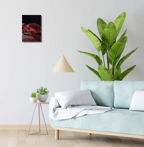 Obraz 20x30cm Neonowy Żółw na Arena.pl