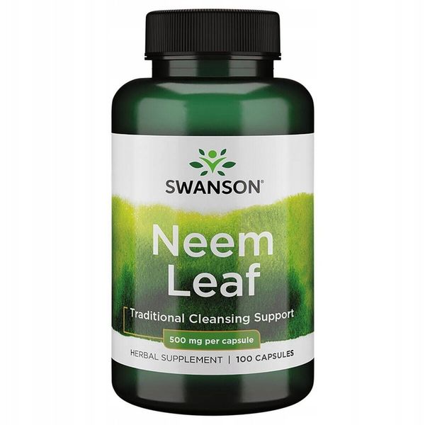 SWANSON LIŚĆ MIODLA INDYJSKA 500mg NEEM LEAF WIRUS zdjęcie 1