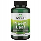 SWANSON LIŚĆ MIODLA INDYJSKA 500mg NEEM LEAF WIRUS