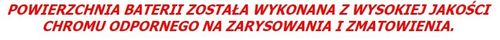 BATERIA WANNOWA CORNER ŚCIENNA STOJĄCA CHROM POŁYS na Arena.pl