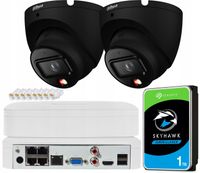 Zestaw Monitoringu PoE DAHUA 2 Kamery IPC-HDW1639T 6Mpx Dual Light